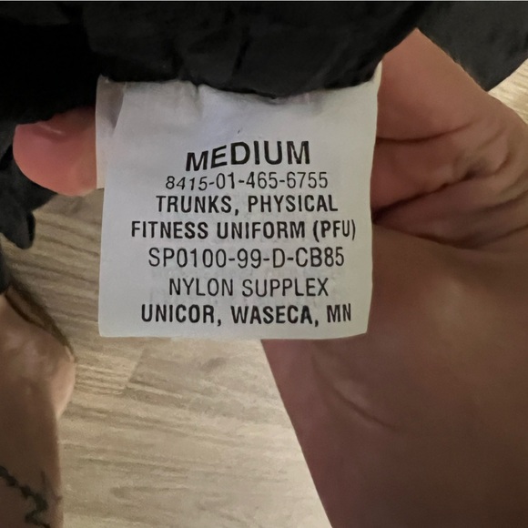 Black Army Shorts - Picture 4 of 4